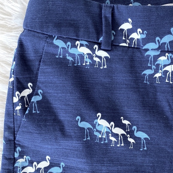 Ann Taylor Loft The Riviera Blue Flamingo Short - Picture 6 of 11
